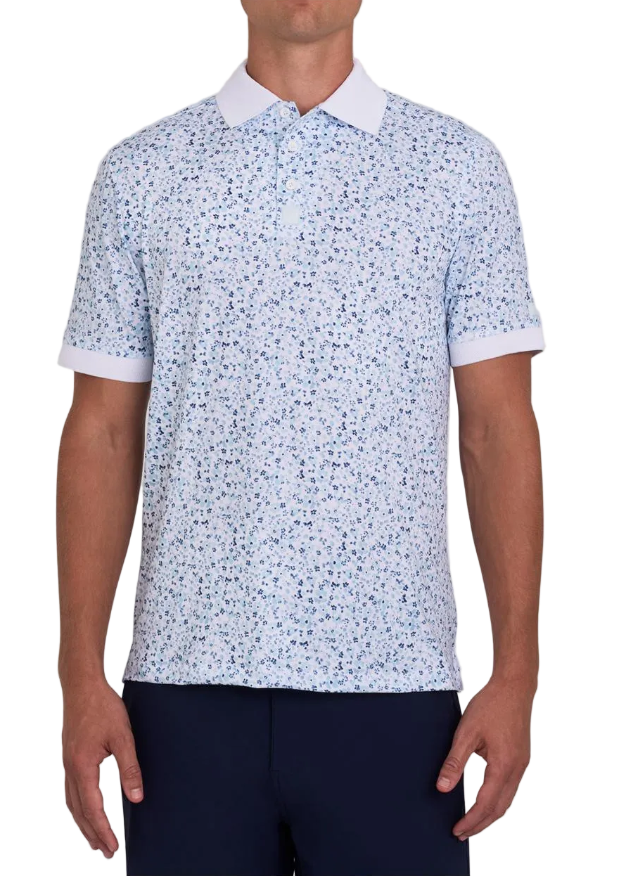 Bad Birdie Polos S / Mini Mood Pale Blue Bad Birdie - Men's Ridge Performance Polo