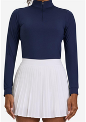 Bad Birdie Layering Dark Navy / XS Bad Birdie - Women's 1/4-Zip Pullover