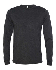 Bella + Canvas T-Shirts XS / Charcoal Black Triblend Bella + Canvas - Triblend Long Sleeve Tee