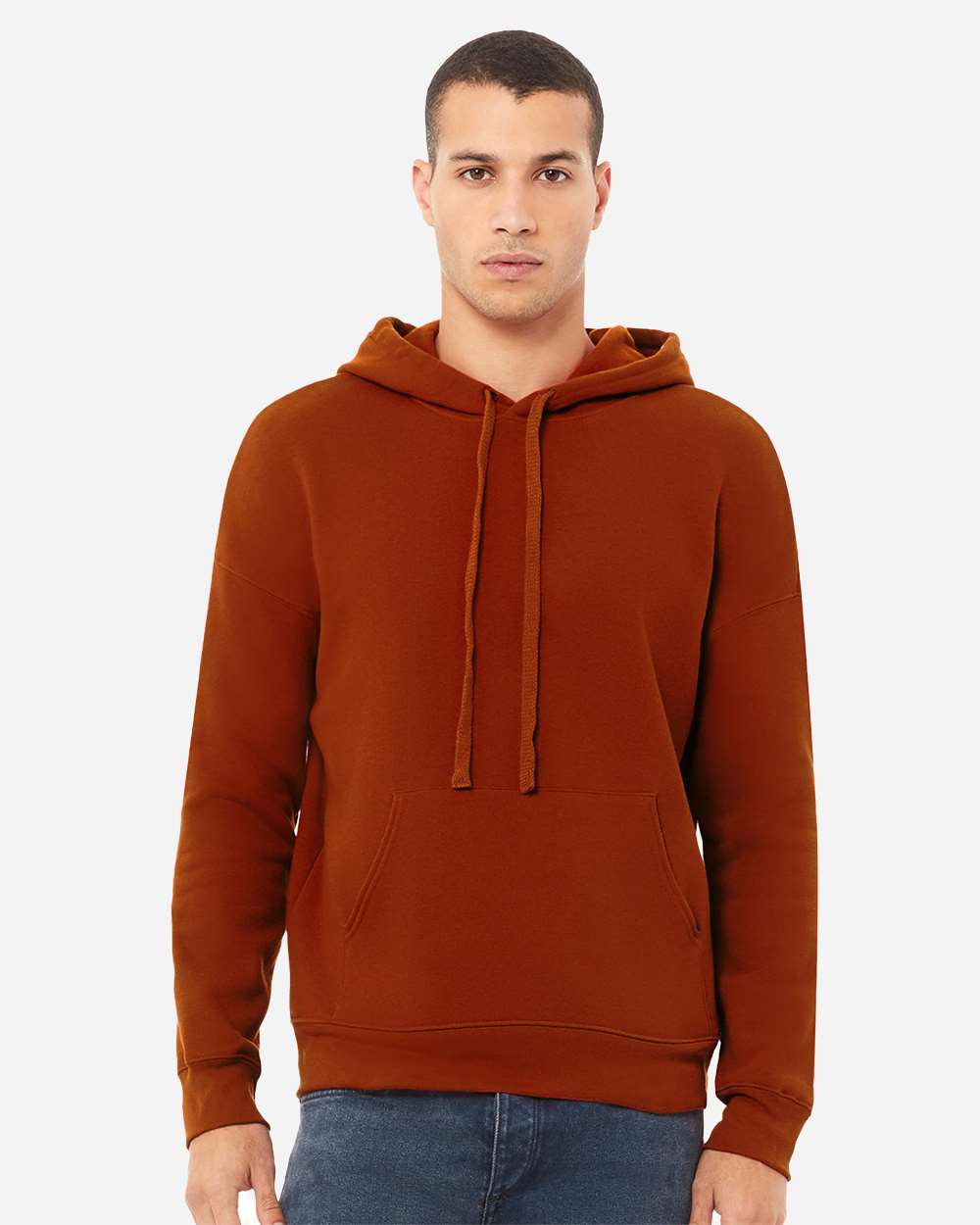 Bella + Canvas Sweatshirts XS / Brick Bella + Canvas - Sponge Fleece Drop Shoulder Hoodie