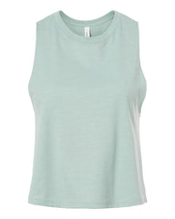 Bella + Canvas T-Shirts S / Heather Dusty Blue Bella + Canvas - Women's Racerback Crop Tank