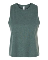 Bella + Canvas T-Shirts S / Heather Forest Bella + Canvas - Women's Racerback Crop Tank