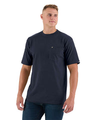 Berne T-Shirts S / Navy Berne - Men's Heavyweight Short Sleeve Pocket Tee