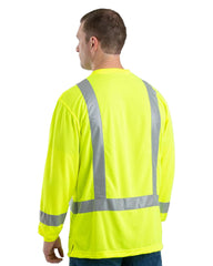 Berne T-Shirts Berne - Men's Hi-Vis Class 3 Performance Pocket T-Shirt