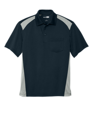 CornerStone Workwear Only XS / Dark Navy/Light Grey CornerStone - Men's Select Snag-Proof Two Way Colorblock Pocket Polo