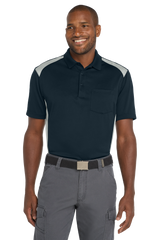 CornerStone Workwear Only CornerStone - Men's Select Snag-Proof Two Way Colorblock Pocket Polo