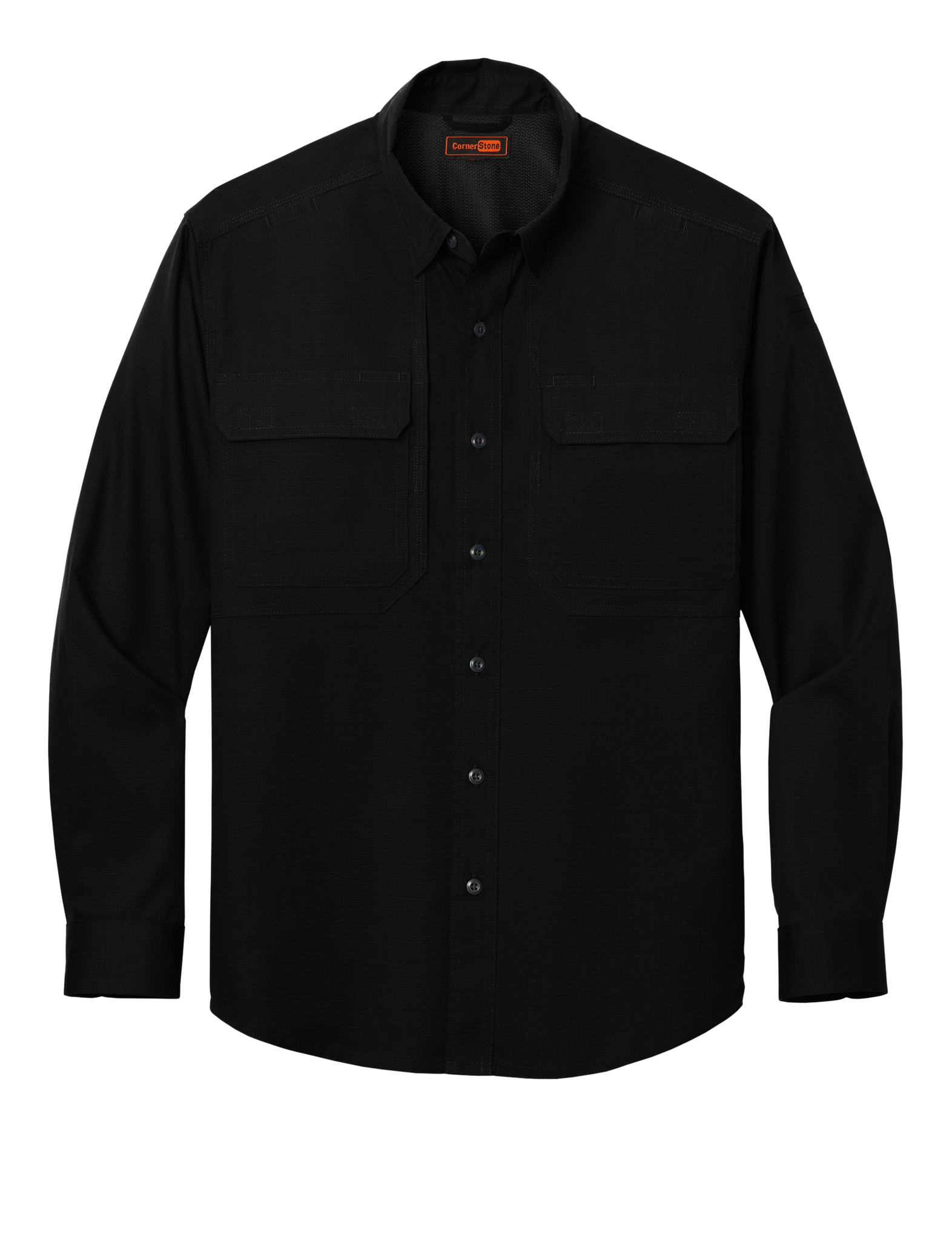 CornerStone Workwear Only XS / Black CornerStone - Men's Long Sleeve Select Tactical Shirt