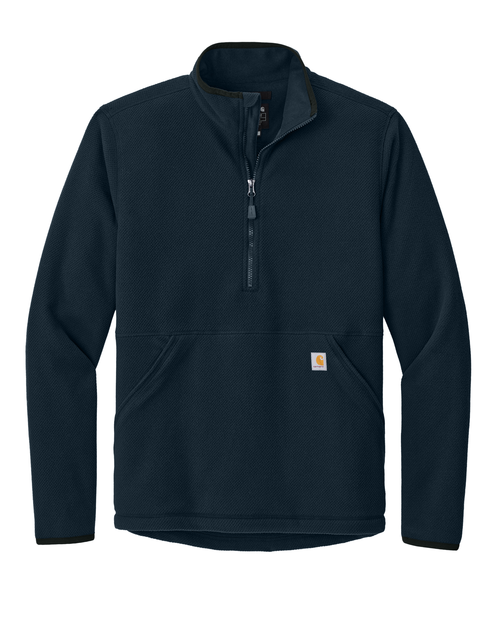 Swift Ship Outerwear S / Navy 3-Day Swift Ship: Carhartt - Men's Textured 1/2-Zip Fleece Jacket