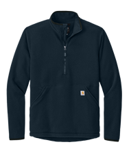 Swift Ship Outerwear S / Navy 3-Day Swift Ship: Carhartt - Men's Textured 1/2-Zip Fleece Jacket