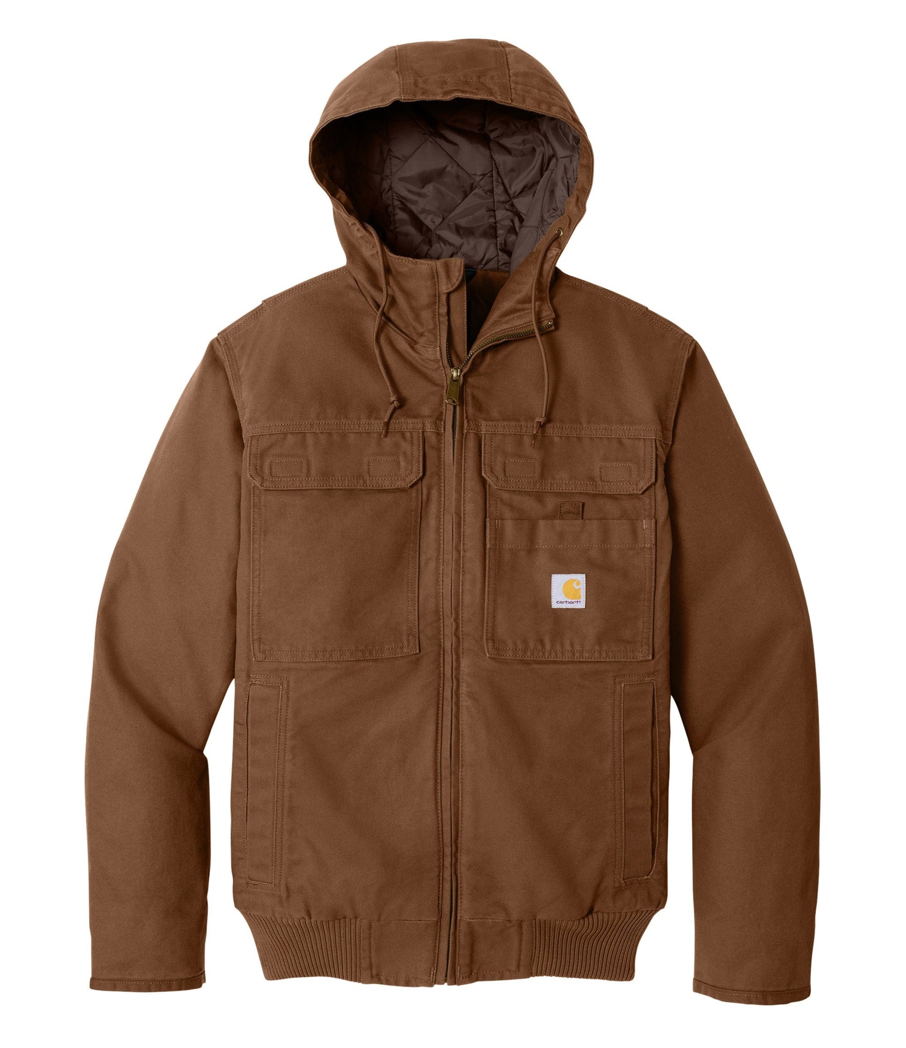 Carhartt Outerwear S / Red Duck Brown Carhartt - Men's Full Swing® Washed Duck Active Jac