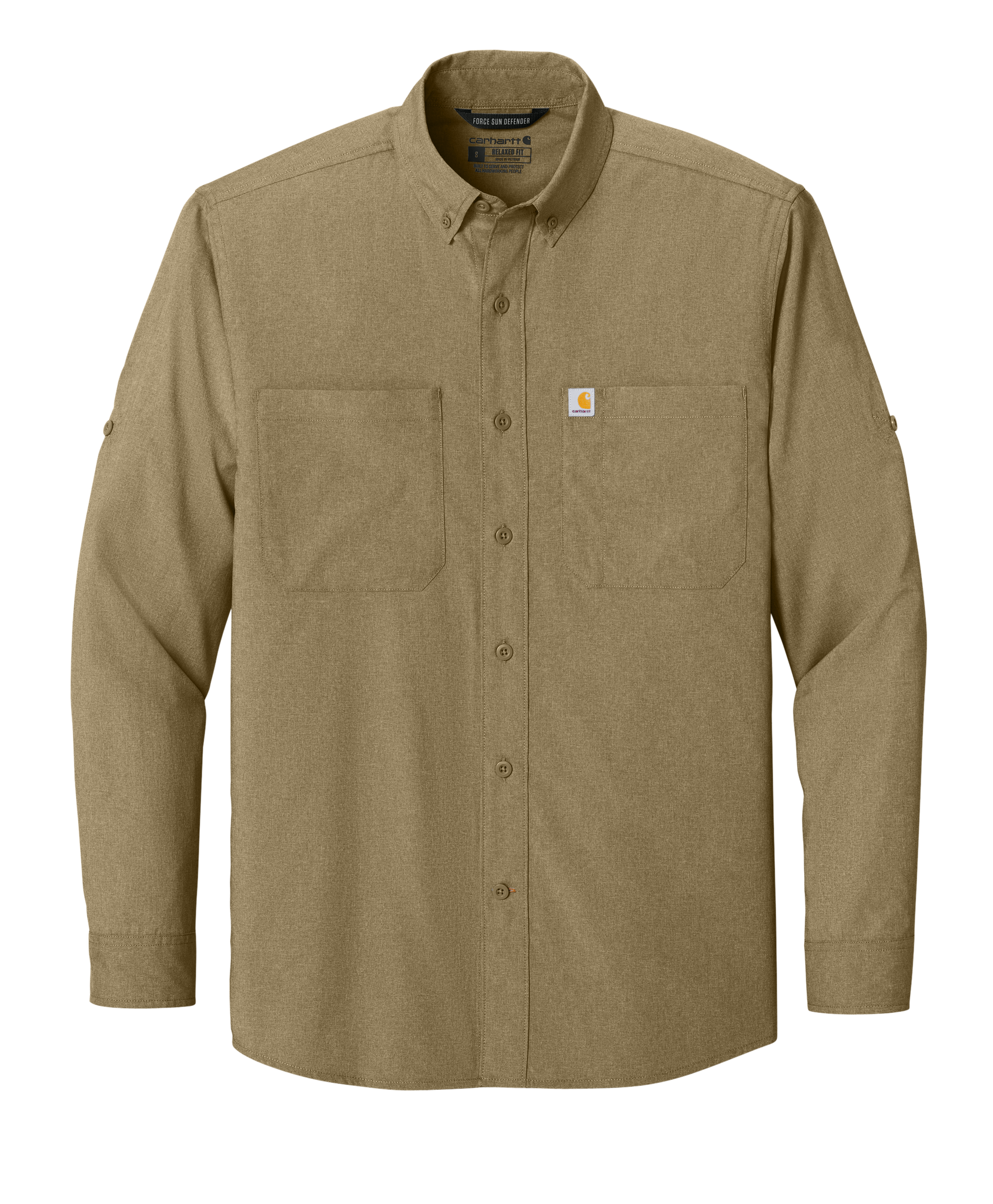 Carhartt Woven Shirts S / Dark Khaki Carhartt - Men's Sun Defender™ Long Sleeve Shirt