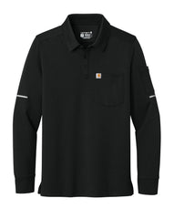 Carhartt Polos S / Black Carhartt - Men’s FLD & RSCU Long Sleve Polo