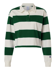 Champion Polos XS / Athletic Dark Green/Cream Champion - Women's Mid-Length Rugby Polo