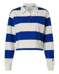 Champion Polos XS / Athletic Royal/Cream Champion - Women's Mid-Length Rugby Polo