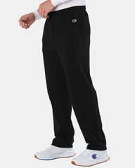 Champion Bottoms Champion - Powerblend® Open-Bottom Sweatpants w/ Pockets