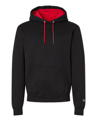 Champion Sweatshirts S / Black/Scarlet Champion - Powerblend® Contrast Color Hooded Sweatshirt
