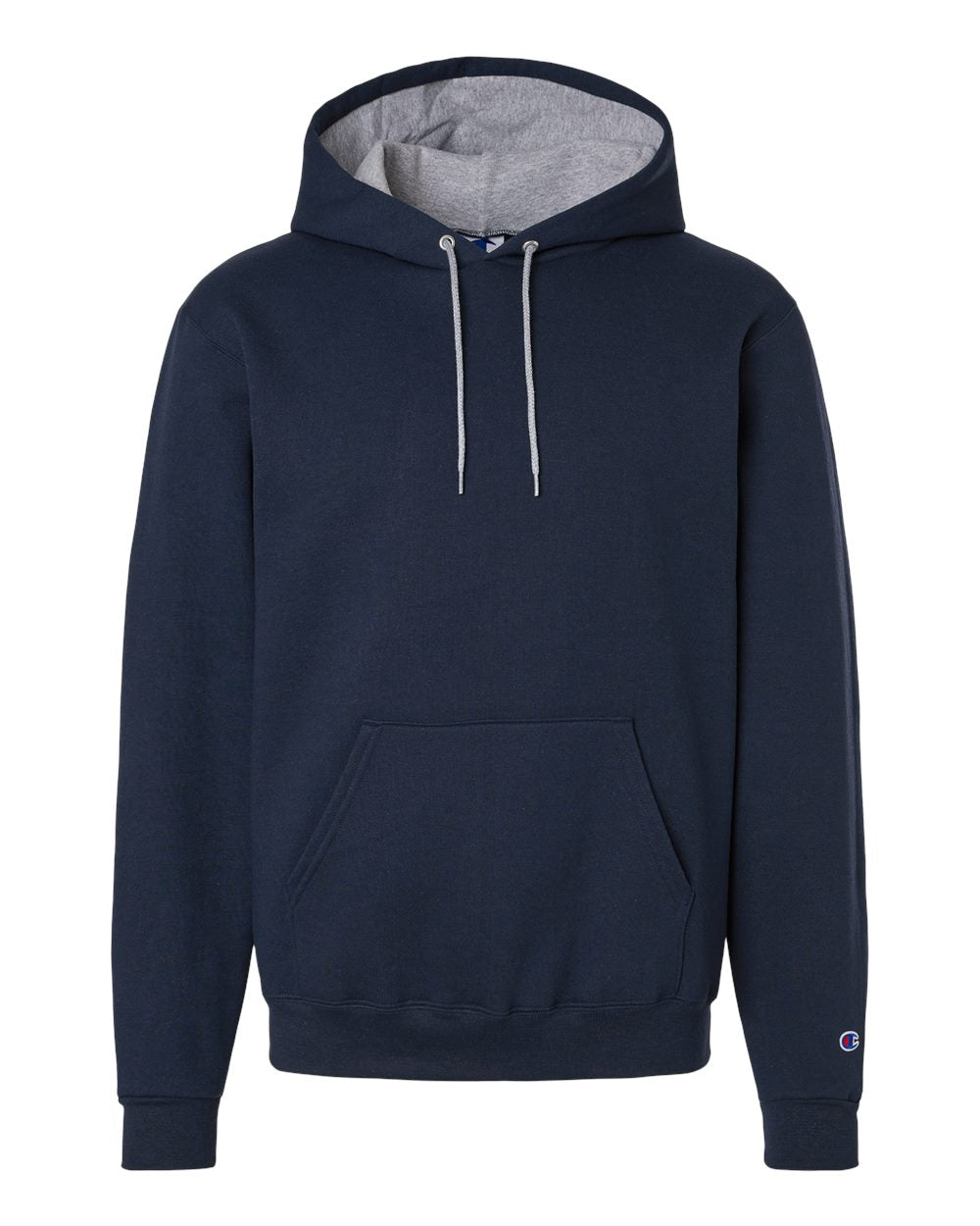 Champion Sweatshirts S / Navy/Light Steel Champion - Powerblend® Contrast Color Hooded Sweatshirt