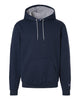 Champion Sweatshirts S / Navy/Light Steel Champion - Powerblend® Contrast Color Hooded Sweatshirt