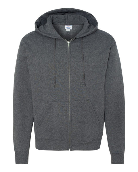 Champion Sweatshirts S / Charcoal Heather Champion - Powerblend® Full-Zip Hooded Sweatshirt