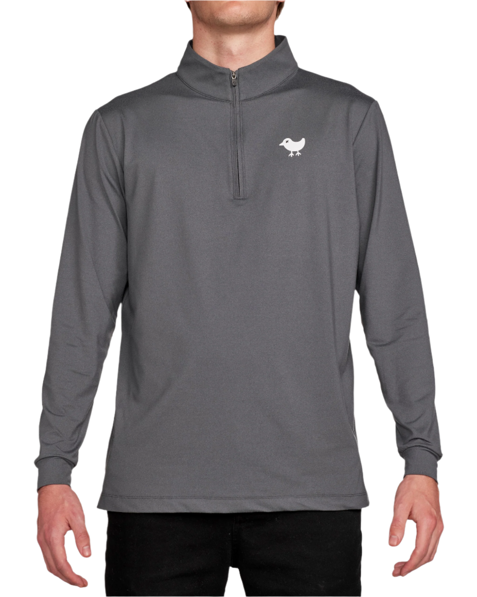 Bad Birdie - Men's Charcoal Quarter-Zip