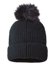 Columbia Headwear One Size / Black Columbia - Winter Blur™ Pom-Pom Cuffed Beanie