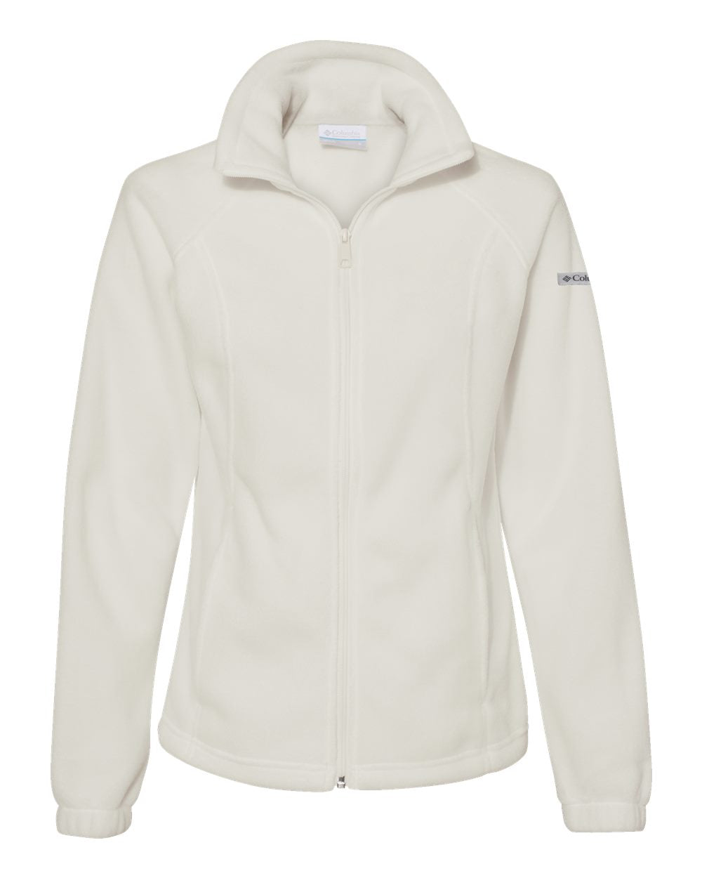 Columbia Fleece XS / Chalk Columbia - Women's Benton Springs™ Full-Zip Fleece Jacket (Sleeve Logo)