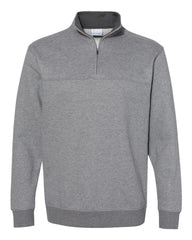 Columbia Layering S / Charcoal Heather Columbia - Men's Hart Mountain™ Half-Zip Sweatshirt (Sleeve Logo)