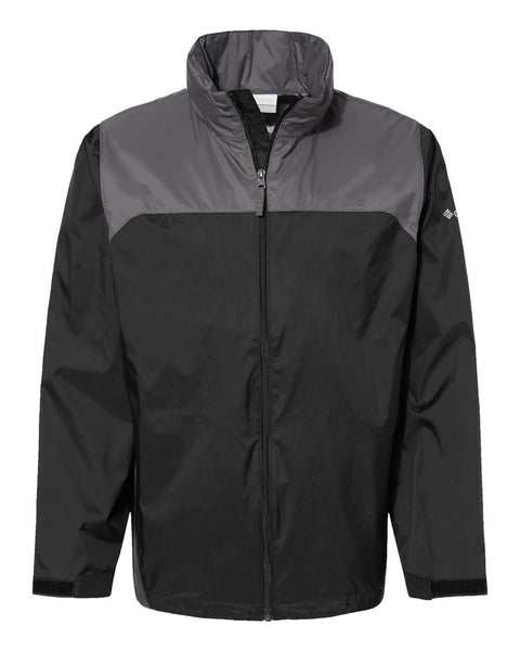 Columbia Outerwear S / Black/City Grey Columbia - Men's Glennaker Lake™ II Rain Jacket (Sleeve Logo)