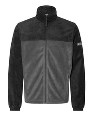 Columbia Fleece S / Black/Grill Columbia - Men's Full-Zip Steens Mountain™ Fleece Jacket (Sleeve Logo)