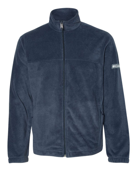 Columbia Fleece S / Collegiate Navy Columbia - Men's Full-Zip Steens Mountain™ Fleece Jacket (Sleeve Logo)