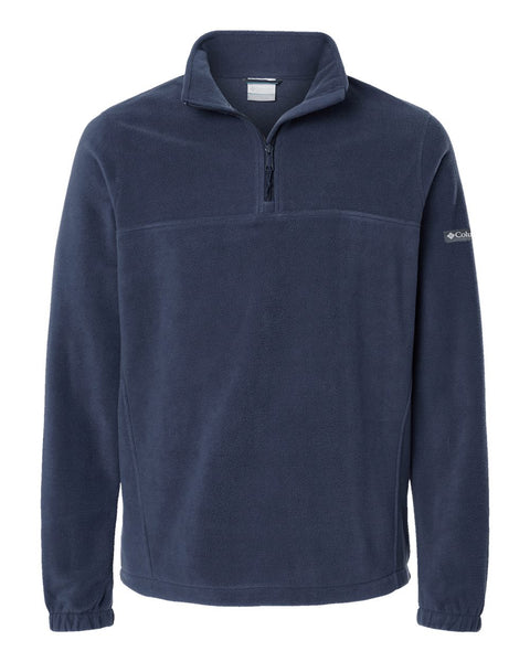 Columbia Fleece S / Collegiate Navy Columbia - Men's Steens Mountain™ Half Zip Fleece Pullover (Sleeve Logo)
