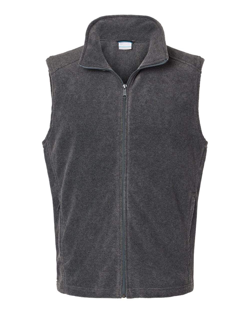 Columbia Fleece S / Charcoal Heather Columbia - Men's Steens Mountain™ Fleece Vest (Back Logo)