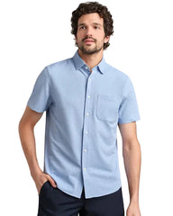 Rhone Woven Shirts Rhone - Men's Commuter Seersucker Short Sleeve Shirt