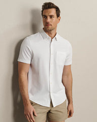 Rhone Woven Shirts Rhone - Men's Commuter Seersucker Short Sleeve Shirt