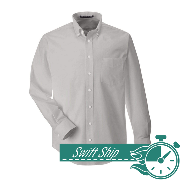 Swift Ship Woven Shirts 3-Day Swift Ship: Devon & Jones - Men's Crown Collection™ Solid Broadcloth