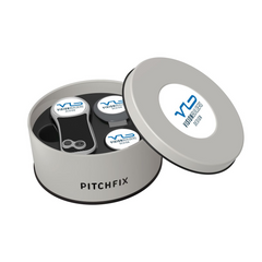 Pitchfix Golf Accessories One Size / Carbon Fiber Pitchfix - Hybrid Golf Divot Tool Deluxe Gift Set w/ Hat Clip