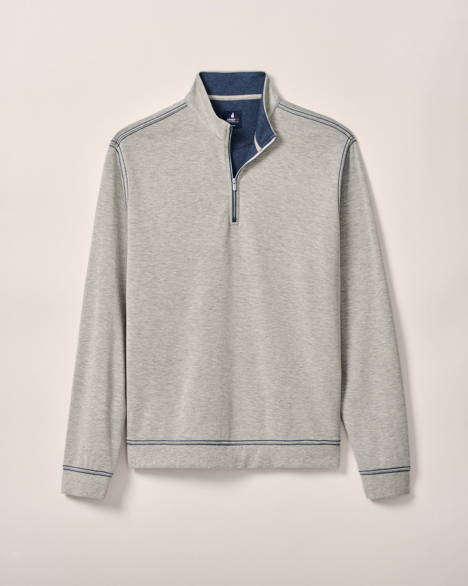 Johnnie-O Layering Light Grey / S Johnnie-O - Hanks "Lightweight Sully" 1/4 Zip Pullover
