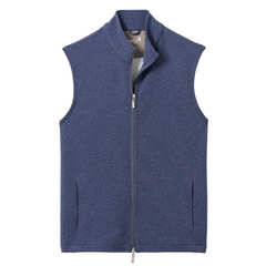 Johnnie-O Outerwear S / Navy Johnnie-O - Reggie Ribbed Performance Vest