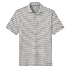 Johnnie-O Polos S / Black Johnnie-O - Seymour Stripe Performance Featherweight Polo