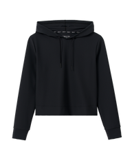 Johnnie-O Sweatshirts XS / Black Johnnie-O - Women's Hoppin Ribbed Knit Performance Hoodie