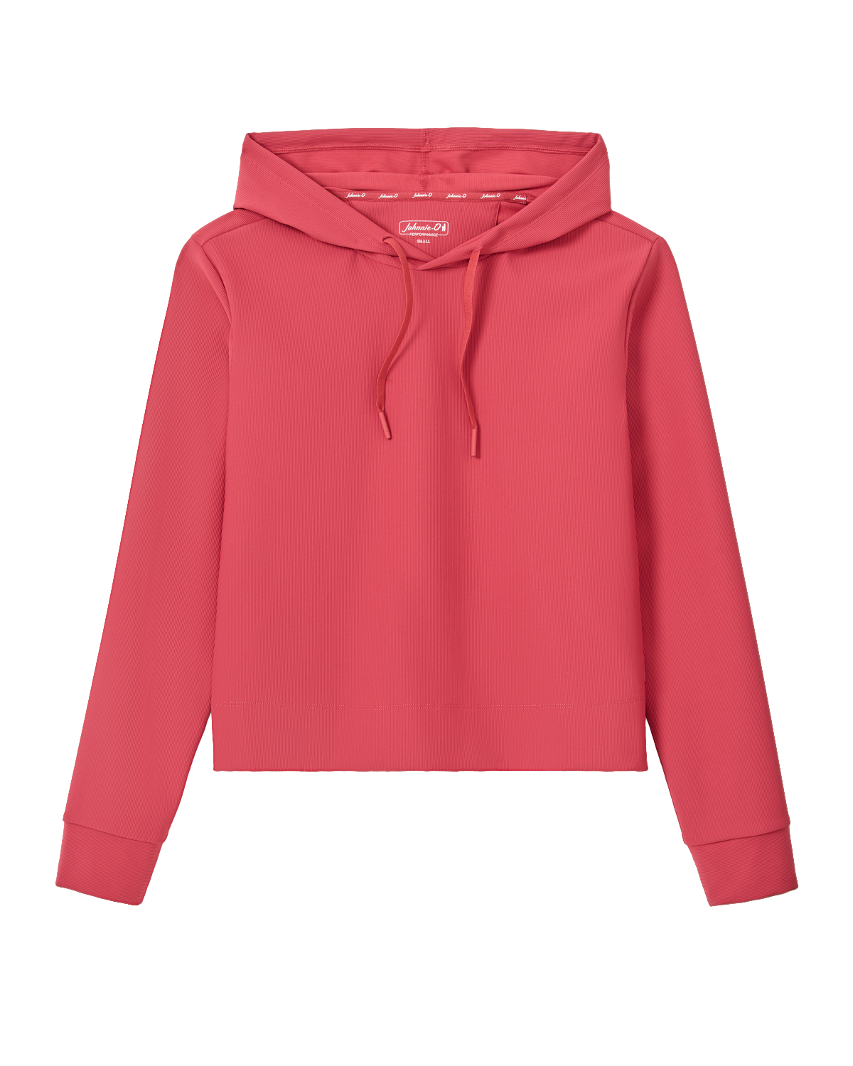 Johnnie-O Sweatshirts XS / Earth Red Johnnie-O - Women's Hoppin Ribbed Knit Performance Hoodie