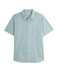 Free Fly Woven Shirts S / Ocean Mist Free Fly - Men's Harbor Short Sleeve Shirt
