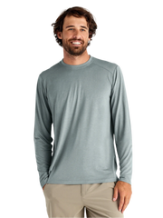 Free Fly T-shirts S / Slate Free Fly - Men's Bamboo Lightweight Long Sleeve