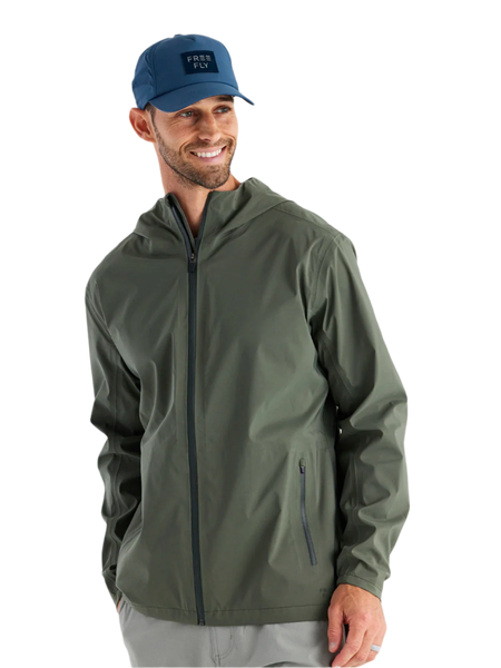 Free Fly Outerwear S / Dark Olive Free Fly - Men's Cloudshield Rain Jacket