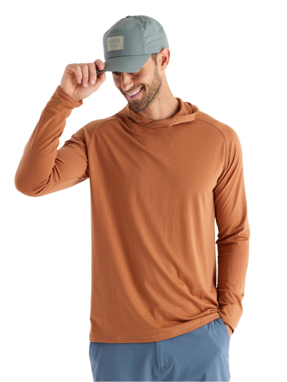 Free Fly T-shirts S / Rust Free Fly - Men's Elevate Hoodie