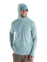 Free Fly T-shirts S / Shale Green Free Fly - Men's Elevate Hoodie