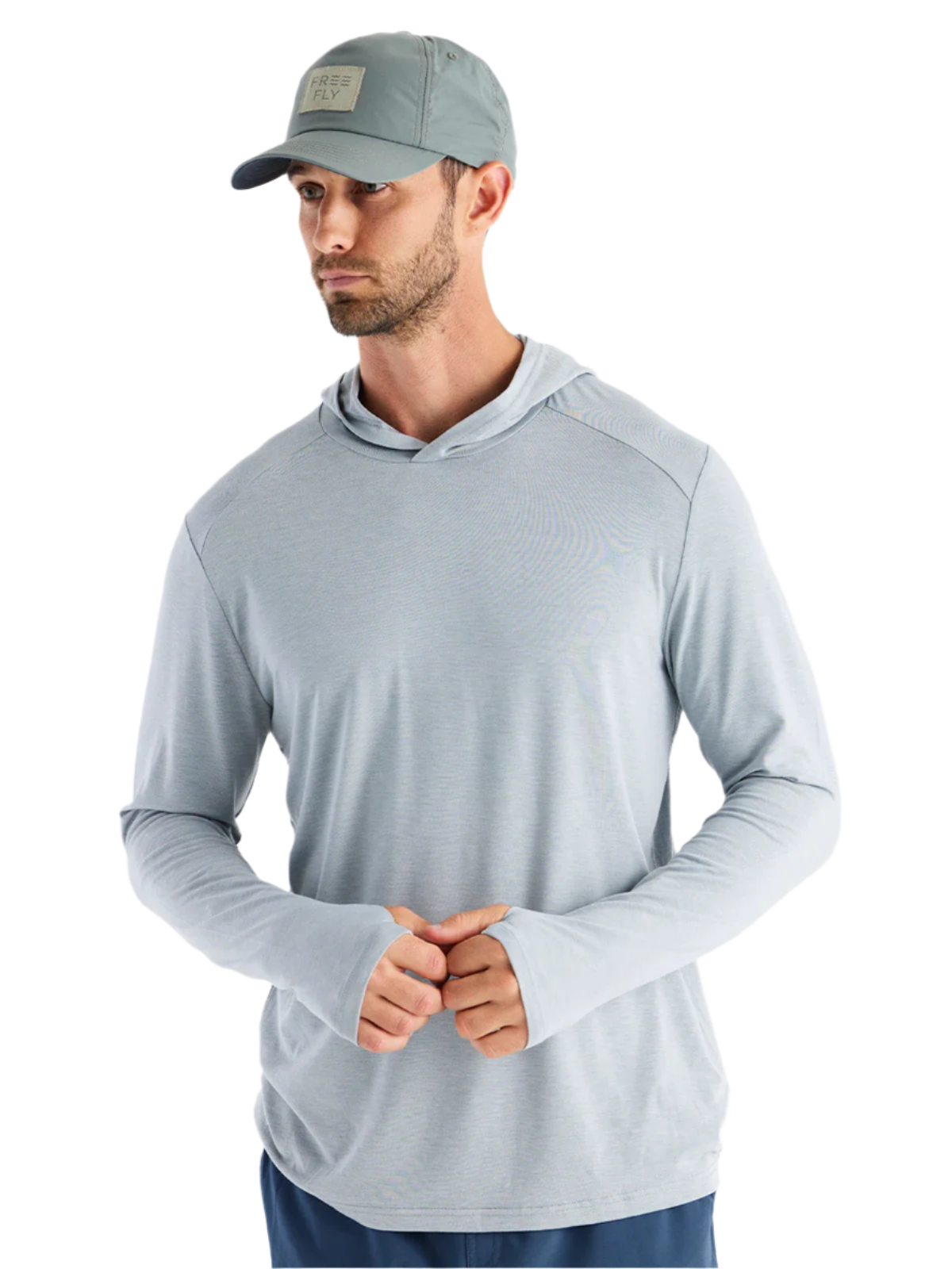 Free Fly T-shirts S / Heather Aspen Grey Free Fly - Men's Bamboo Shade Hoodie