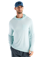 Free Fly T-shirts S / Glacier Free Fly - Men's Bamboo Lightweight Hoodie