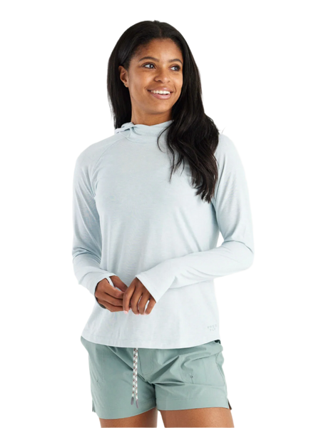 Free Fly T-shirts XS / Heather Bay Blue Free Fly - Women's Elevate Hoodie