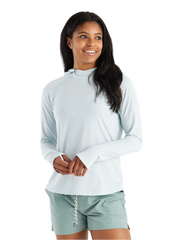 Free Fly T-shirts XS / Heather Bay Blue Free Fly - Women's Elevate Hoodie